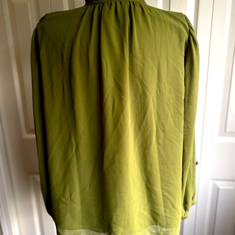 New Aritzia Wilfred Valentina Chiffon Ruffle Blouse - Picture 7 of 10